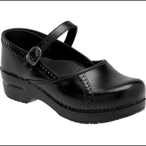 Unique Vegan dansko Mary Jane style clogs